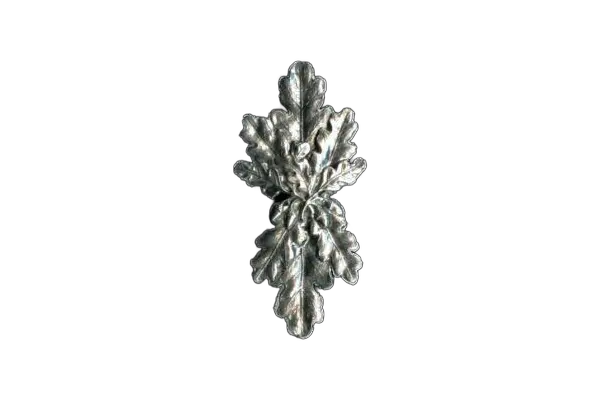 Eikenblad met 3 eikeltjes 8,5x4